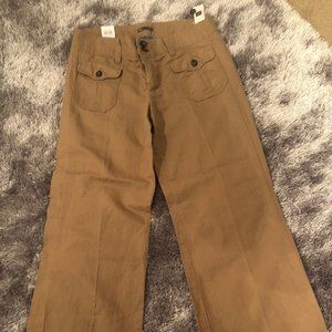 Gap Tan Wide leg Pants.